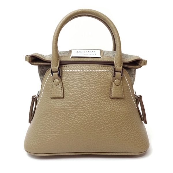 1 Maison Margiela 5AC Micro Grainy Leather Handbag Tan