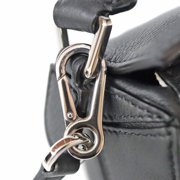 11 Loewe Puzzle Bag Mini Shoulder Bag Classic Calf Leather Black