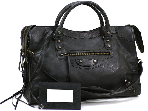 115748100001 BALENCIAGA The City Handbag Black
