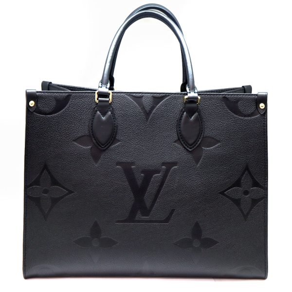 1162 2 Louis Vuitton On the Go MM Leather Shoulder bag Black