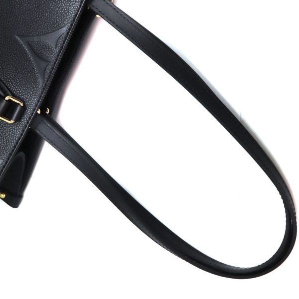 1162 7 Louis Vuitton On the Go MM Leather Shoulder bag Black