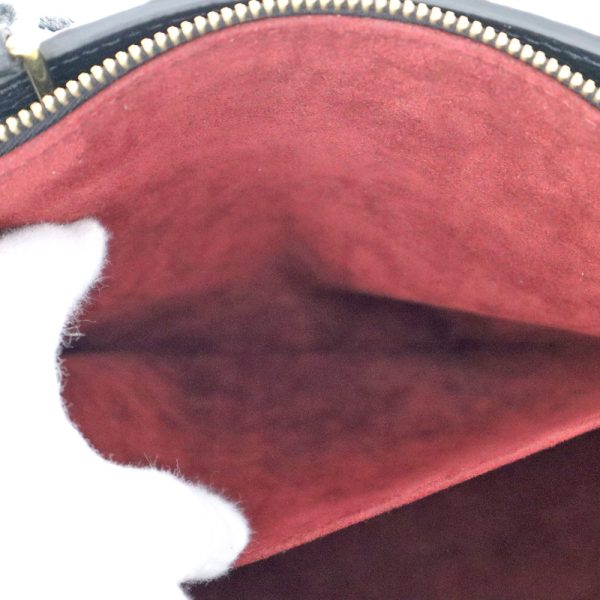 12 Louis Vuitton Petit Palais Pm Handbag Tote 2 Way Shoulder Handbag Leather Calfskin Black