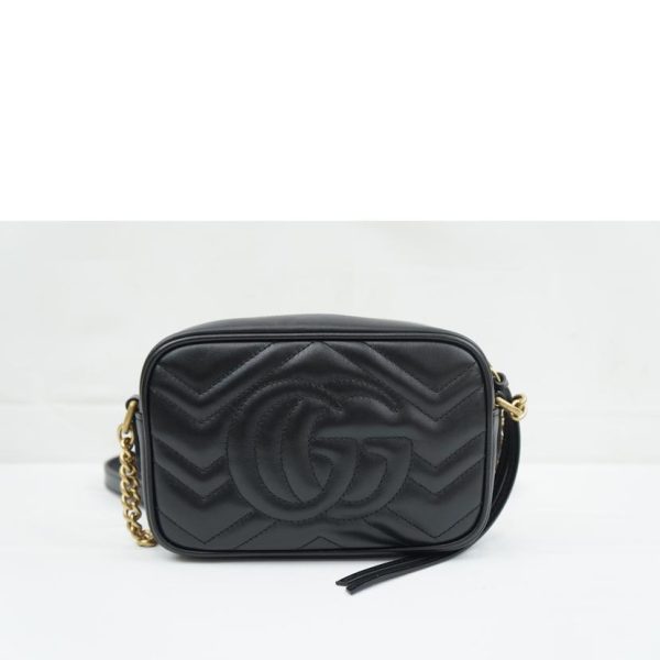 12025 2 Gucci Marmont Quilted Mini Shoulder Bag