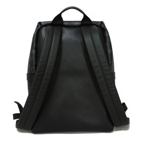 12052g 4 Louis Vuitton Taiga leather embossed Monogram Eclipse canvas Shoulder Bag black