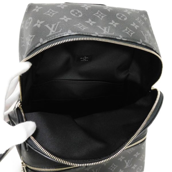 12052g 6 Louis Vuitton Taiga leather embossed Monogram Eclipse canvas Shoulder Bag black