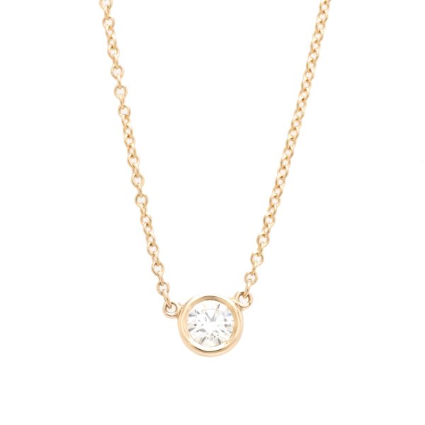 12101445 TIFFANY Co Tiffany Elsa Peretti By the Yard Diamond Necklace Pendant