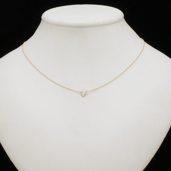 12101445 4 TIFFANY Co Tiffany Elsa Peretti By the Yard Diamond Necklace Pendant