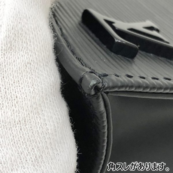 122 20240228 a 7 08 Louis Vuitton Petite Sac Plat Epi Leather Tote Bag Black