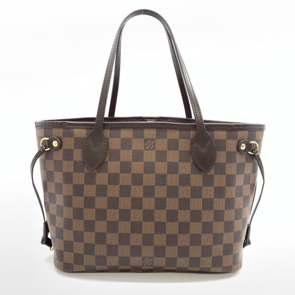 1240001031587 1 Louis Vuitton Neverfull PM Damier Brown Tote Bag Handbag Shoulder Bag