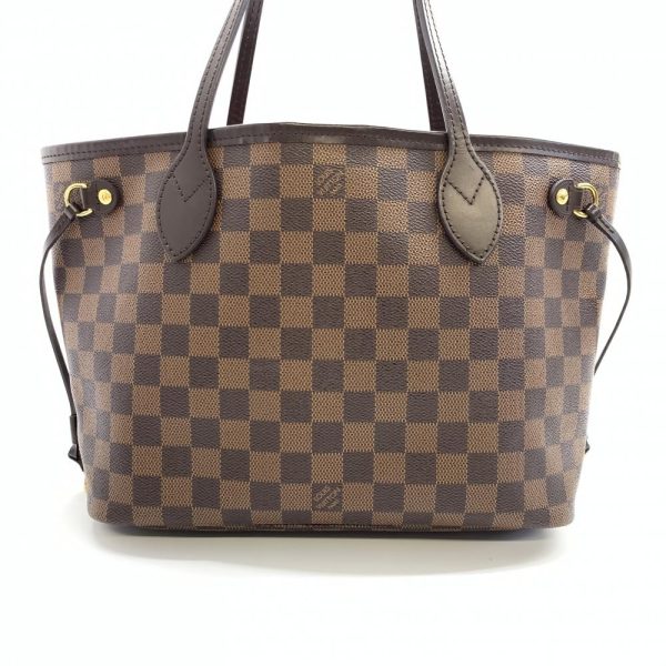 1240001031587 4 Louis Vuitton Neverfull PM Damier Brown Tote Bag Handbag Shoulder Bag