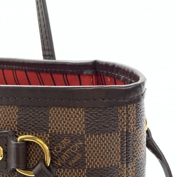 1240001031587 7 Louis Vuitton Neverfull PM Damier Brown Tote Bag Handbag Shoulder Bag