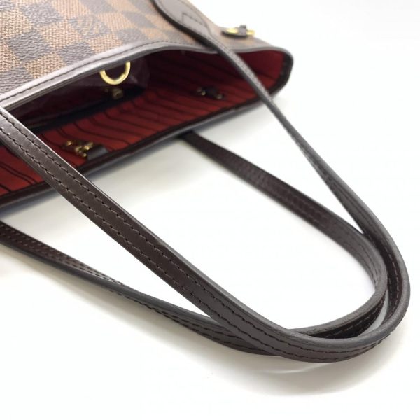 1240001031587 8 Louis Vuitton Neverfull PM Damier Brown Tote Bag Handbag Shoulder Bag