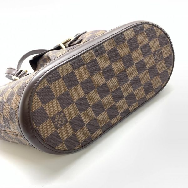 1240001033005 5 Louis Vuitton Manosque PM Damier Tote Bag Shoulder Strap Trapezoid Brown