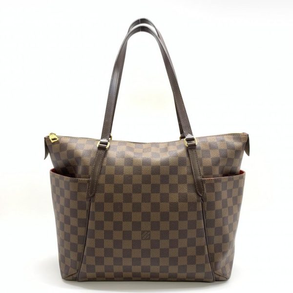 1240001034277 1 Louis Vuitton Totally MM Damier Tote Bag Shoulder Bag Brown