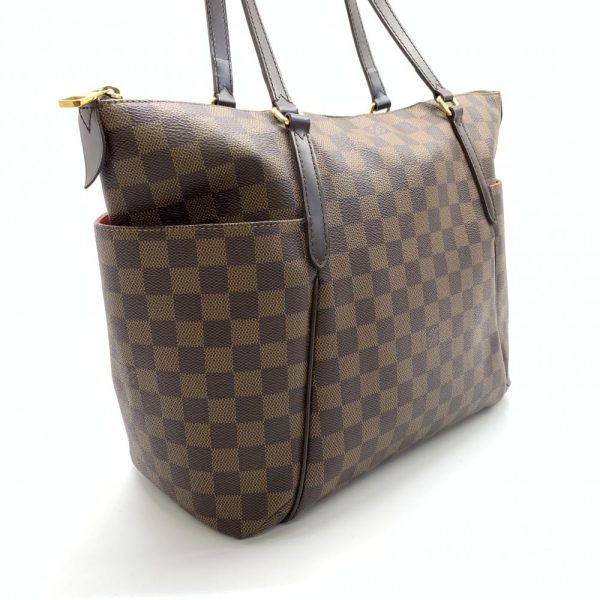 1240001034277 2 Louis Vuitton Totally MM Damier Tote Bag Shoulder Bag Brown