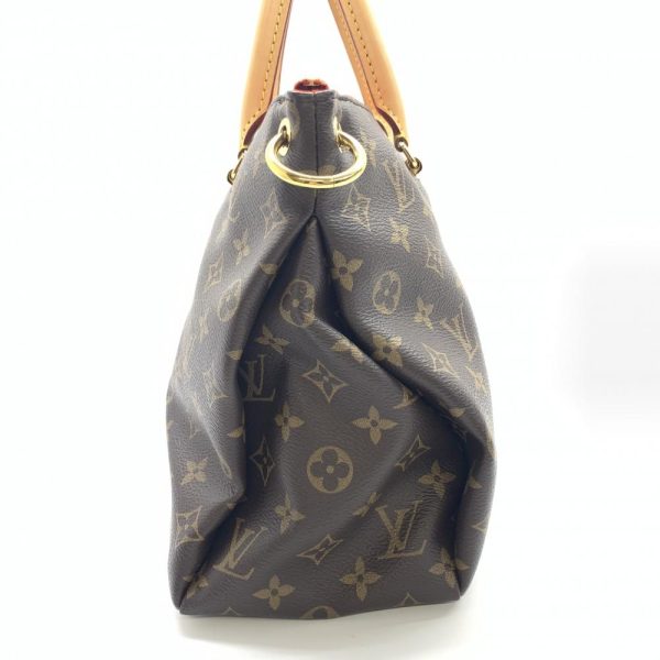 1240001034705 3 Louis Vuitton Pallas Clementine Monogram 2way Shoulder Handbag Brown Orange