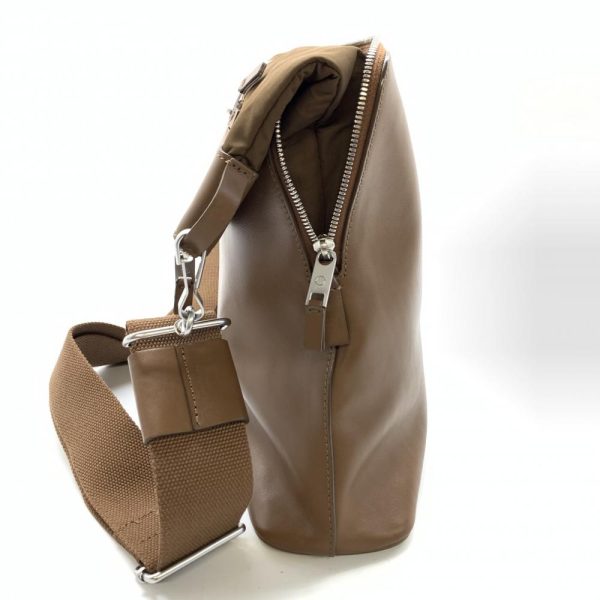 1240001035259 3 1 Maison Margiela 5AC Shoulder Bag Large Calf Leather Brown