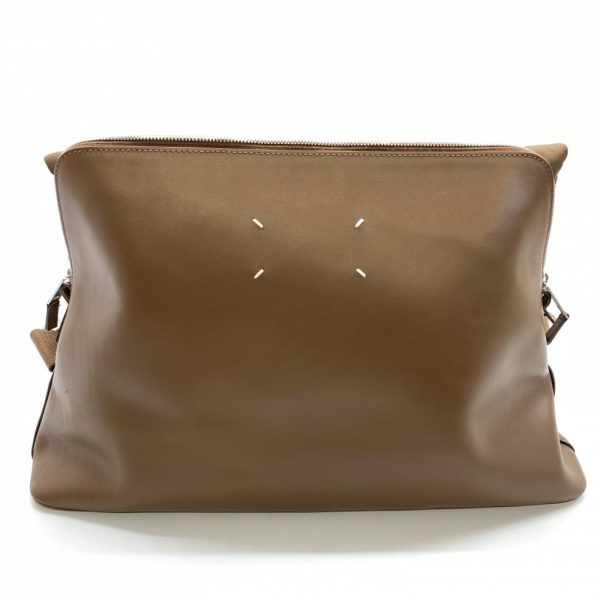 1240001035259 4 Maison Margiela 5AC Shoulder Bag Large Calf Leather Brown