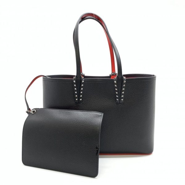 1240001036709 1 Christian Louboutin Cabata Small Tote Bag Leather Black