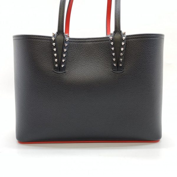 1240001036709 4 Christian Louboutin Cabata Small Tote Bag Leather Black