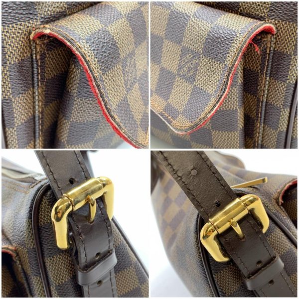 1240001037331 6 Louis Vuitton Ravello GM Damier Brown Shoulder Bag Crossbody