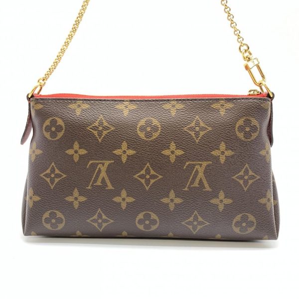 1240001037502 4 Louis Vuitton Pallas Scratch Monogram Shoulder Bag Crossbody Brown Red