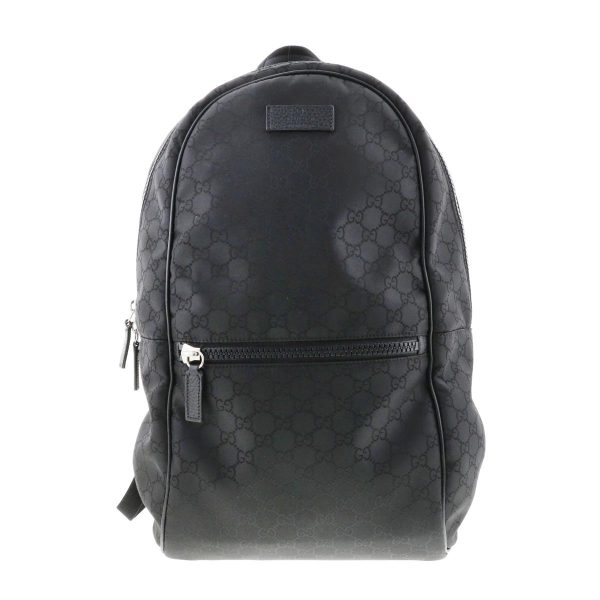 1240004028779 1 Gucci GG Backpack Rucksack Bag Black