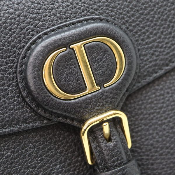 1385 11 Dior Bobby Leather Shoulder Bag Black