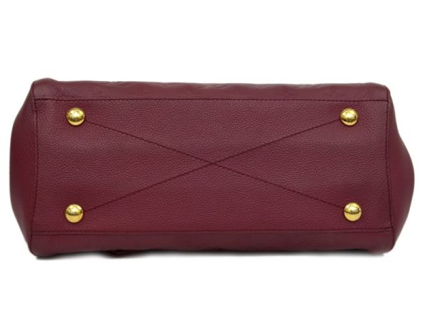 15088137 6 b Louis Vuitton Montaigne Aurore Monogram Empreinte Shoulder Bag Red