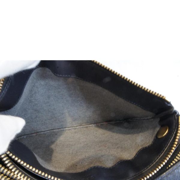 15355 5 Celine Trio Small Back Shoulder Bag Black