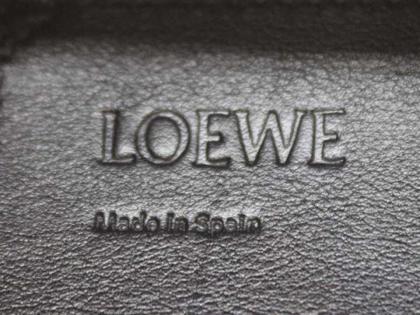 1578 Loewe Lazo Mini Embossed Logo 2way Handbag Shoulder Bag Luggage Orange