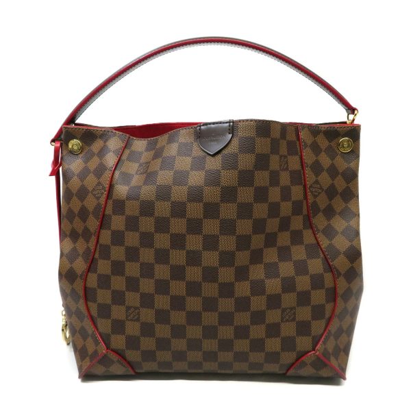 18 Louis Vuitton Kaisa Hobo Damier Ebene Multicolor