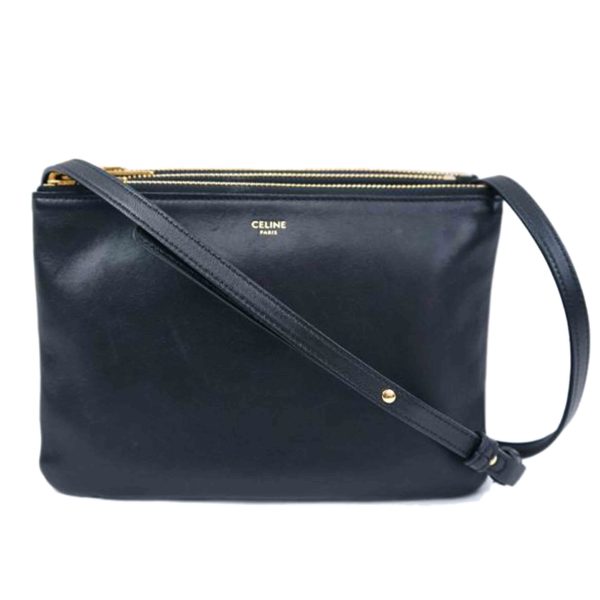 18146 1 Celine Trio Small Shoulder Bag Navy Blue