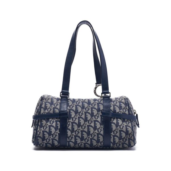 2 Dior Trotter D Charm Mini Handbag Canvas Navy