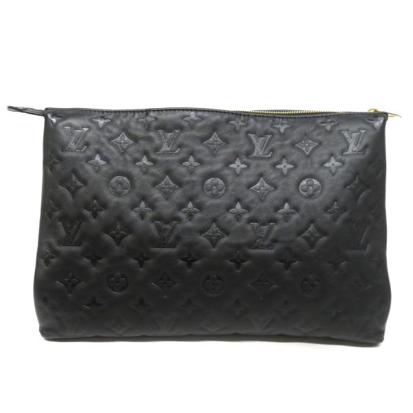 2 Louis Vuitton Coussin MM Hand Bag Lamb Leather Black