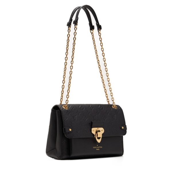 2 Louis Vuitton Portefeuille Vavin BB Monogram Shoulder Bag Black
