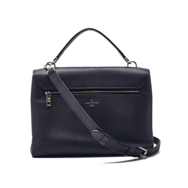 2 Louis Vuitton My Lock Me Taurillon Leather Handbag Noir Black