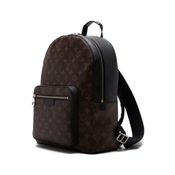 2 Louis Vuitton Monogram Josh Leather Backpack Brown