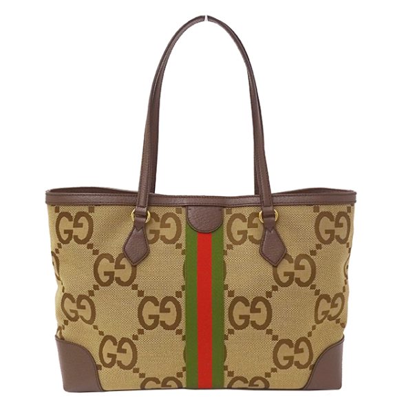 2 Gucci Jumbo GG Tote Bag Off whiteBrown