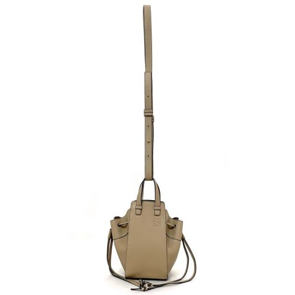 2 Loewe Hammock Mini Shoulder Bag Calf Leather Beige