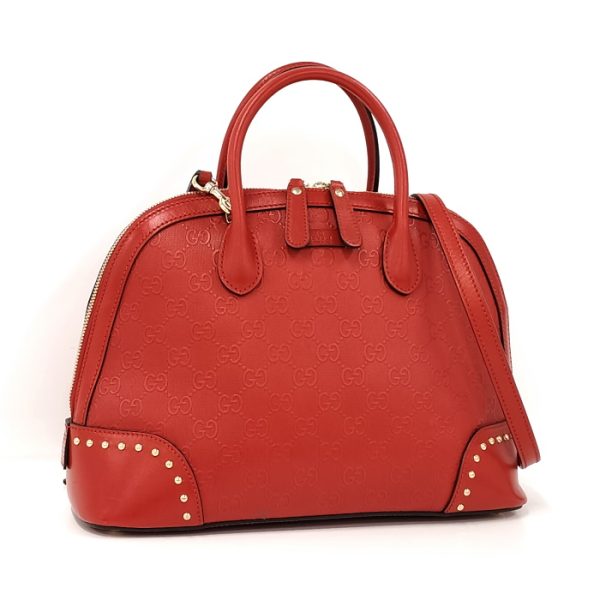 oppo 256 Gucci 2way Handbag Shoulder Bag Red