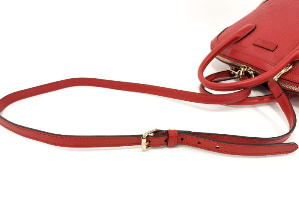 oppo 256 Gucci 2way Handbag Shoulder Bag Red