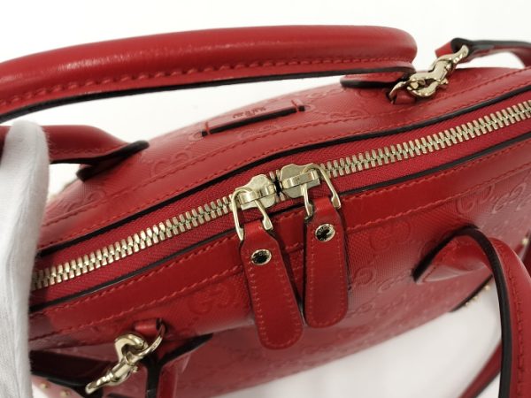 oppo 256 Gucci 2way Handbag Shoulder Bag Red