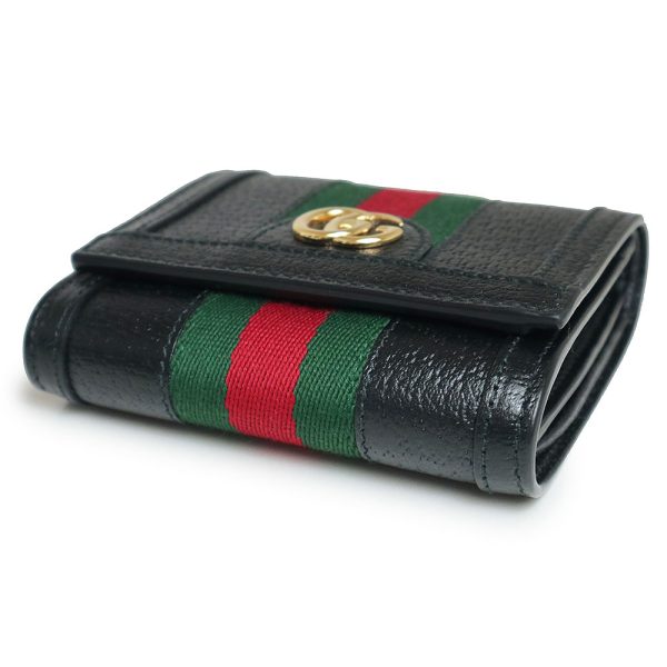 200011327019 8 Gucci Ophidia Marmont Wallet Calfskin Leather Black Gold