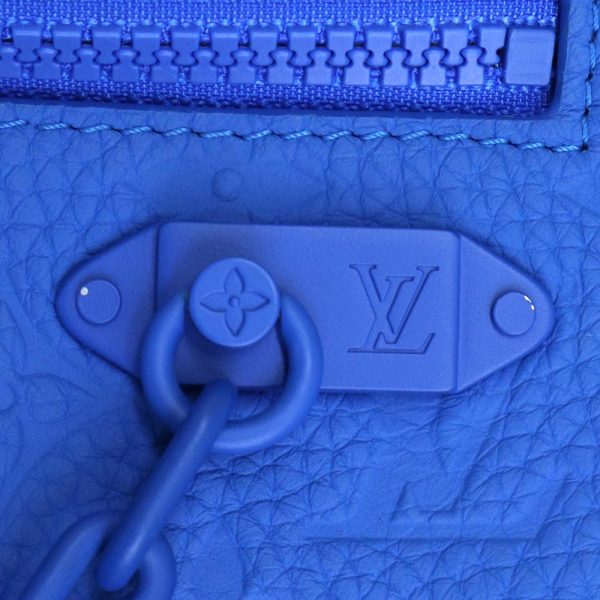 200101018018 11 LOUIS VUITTON Pochette Volga Clutch Pouch Bag Blue