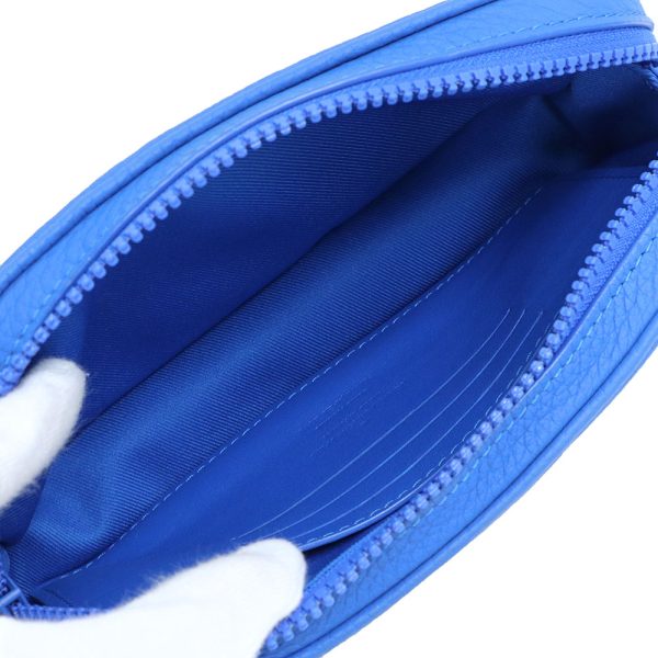 200101018018 3 LOUIS VUITTON Pochette Volga Clutch Pouch Bag Blue