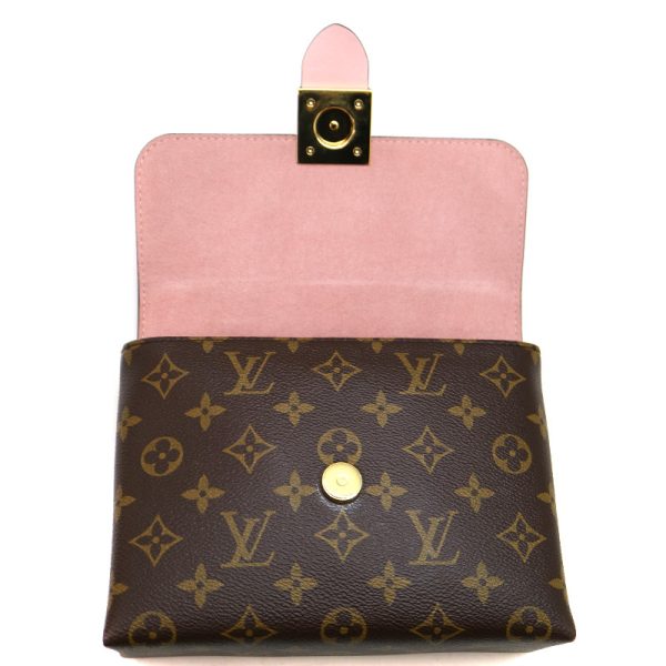 2001133 7 Louis Vuitton Locky BB 2way Shoulder Bag Monogram Canvas Brown Rose Poodle Pink