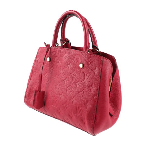 2005083007074 2 Louis Vuitton Montaigne BB Monogram Empreinte Embossed Leather 2way Shoulder Bag Handbag Freesia Pink