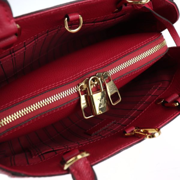 2005083007074 7 Louis Vuitton Montaigne BB Monogram Empreinte Embossed Leather 2way Shoulder Bag Handbag Freesia Pink