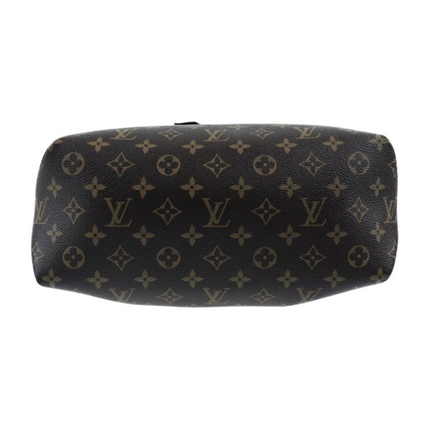 2015013007102 4 Louis Vuitton Flower Zipped Tote MM Monogram Canvas 2way Shoulder Bag Handbag Brown Black